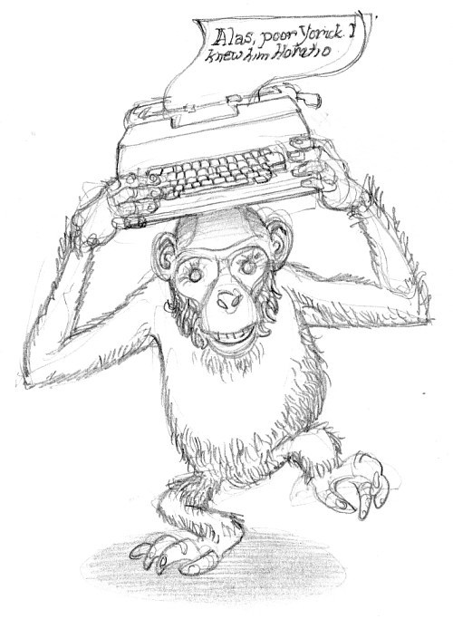 Monkey & Typewriter